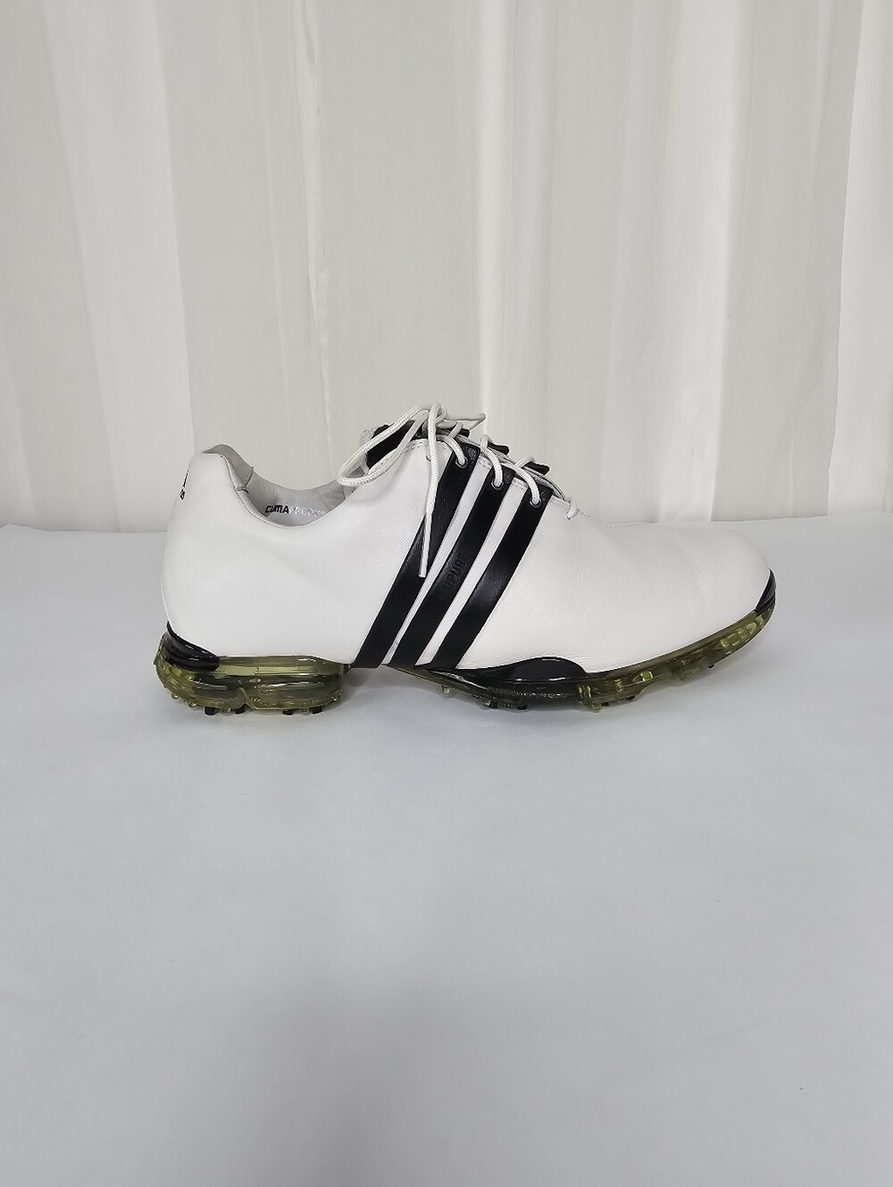 Adidas Adipure Climaproof Traxion Golf Shoes White Leather LavStyle #816373